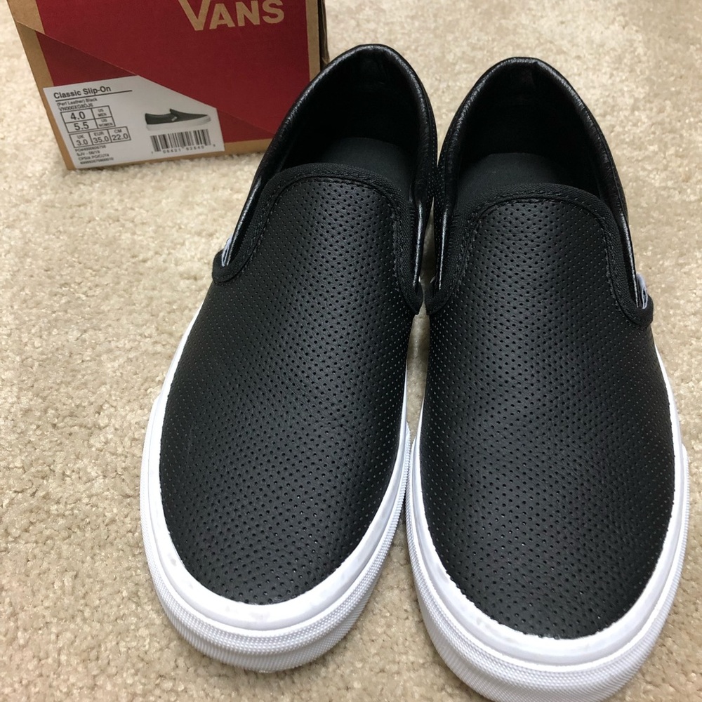 Vans Leather Slip On